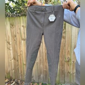 Horze Riding Pants - Ella Women’s Pull On Knee Patch Breeches (US 30)